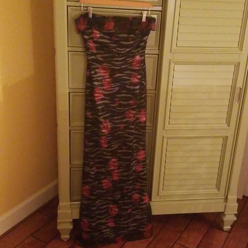 Maxi strapless dress, sz 6